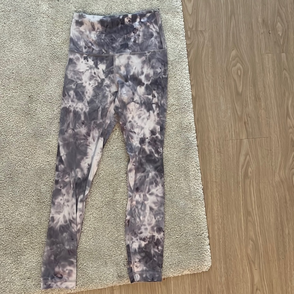 lululemon tie dye align leggings 25”